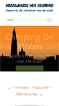 Mobile Screenshot of camping-de-molen.be